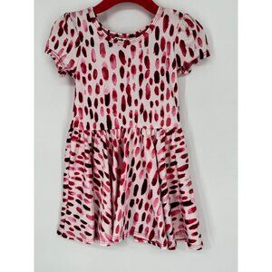 Dotdotsmile Gilrs Cap Dress Red and White Size 12/24 Months New with Tags